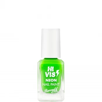 Image of Barry M Cosmetics Hi Vis Nail Paint - Electric Lime 10ml