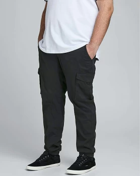 image of Jack & Jones Black Paul Cargo Trouser