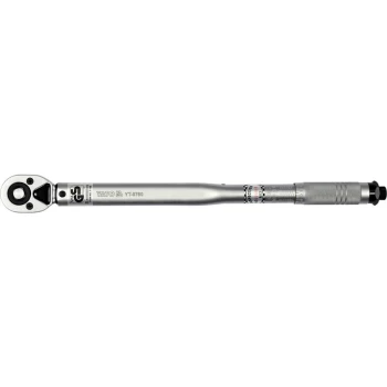 image of professional ratchet torque wrench 1/2', 42-210 Nm, 470 mm long (YT-0760) - Yato