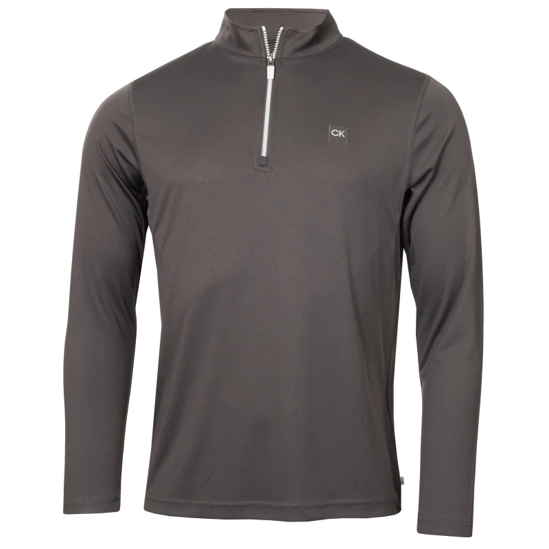 Image of Calvin Klein Golf Mens Pullover Jumper Charcoal male Small