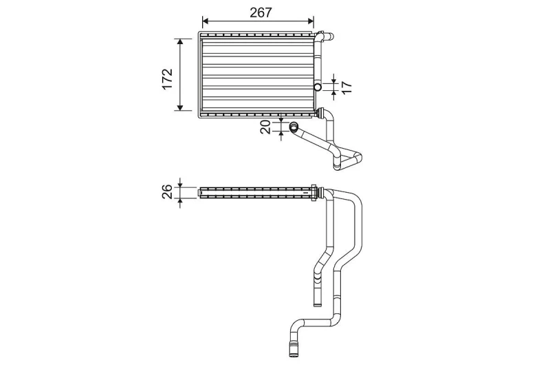 Image of Heater matrix VALEO 811579
