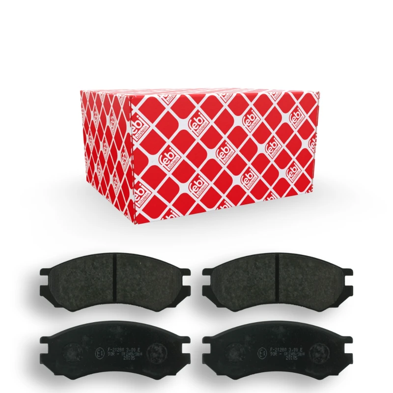 Image of FEBI BILSTEIN 16268 Brake pad set Front Axle, excl. wear warning contact Brake Pad Set,disc brake (402)