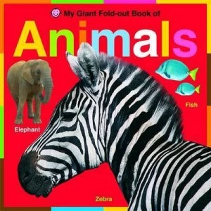 Image of My Giant Fold-Out Book of Animals by Jo Ryan and Natalie Boyd Hardback