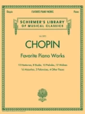 Image of favorite piano works schirmer library of classics volume 2072