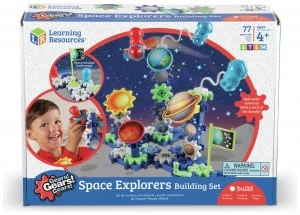 image of Learning Resources Gears Gears Gears Space Explorers Set.