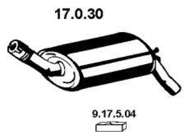 Image of Rear silencer VEGAZ RS-258EBER