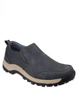 Image of Cotswold Sheepscombe Slip-on Shoes, Navy, Size 9, Men