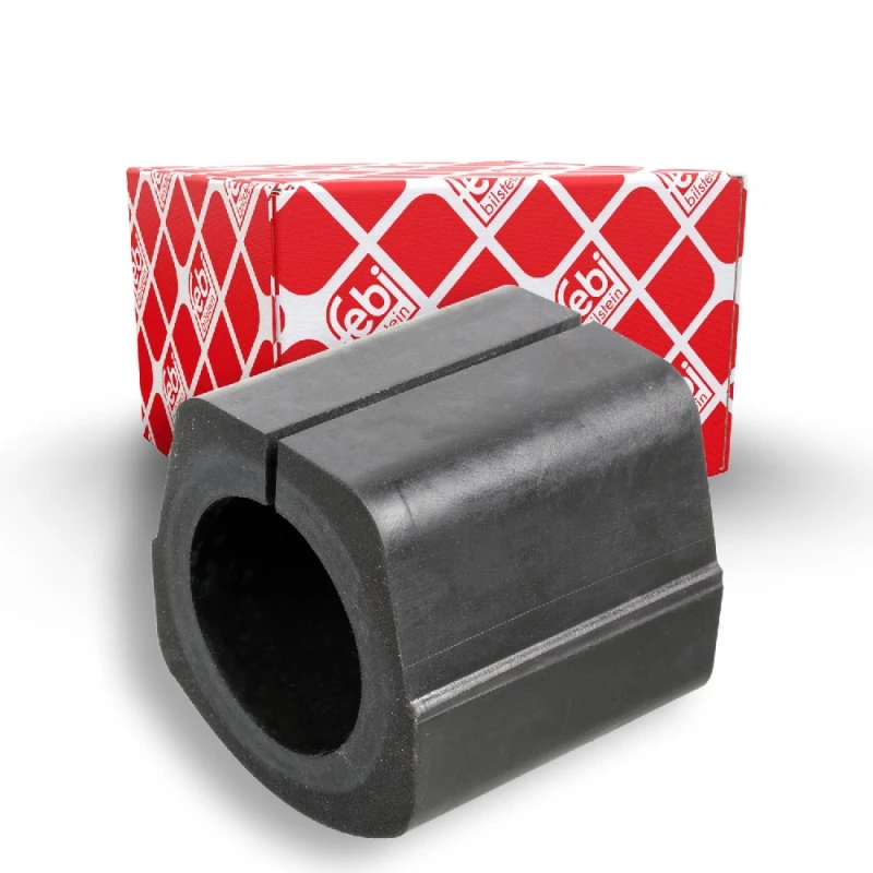 Image of FEBI BILSTEIN 07197 Stabilizer Bushes Front Axle, Rubber Rubber Anti-roll Bar Bush Kit (1334)