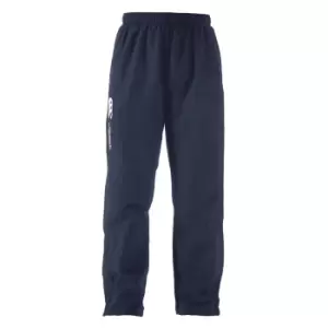 Image of Canterbury Unisex Adult Cuffed Ankle Tracksuit Bottoms (L) (Navy/White)