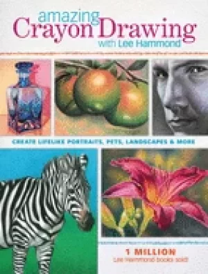 Image of amazing crayon drawing with lee hammond create lifelike portraits pets land