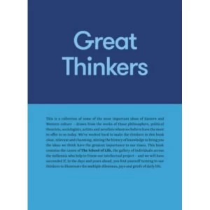 Image of Great Thinkers : Simple Tools from 60 Great Thinkers to Improve Your Life Today