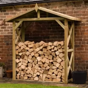 Image of 6a 10 x 2a 10 Forest Apex Large Logstore (2.1m x 0.9m)