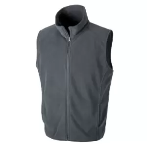 Image of Result Core Mens Micro Fleece Gilet (3XL) (Charcoal)