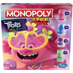 image of Trolls World Tour Monopoly Junior Board Game