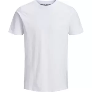 Image of Jack and Jones Organic Tee Plus Size - White
