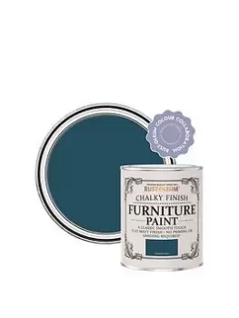 Image of Rust-Oleum Chalky Finish Wall Paint In Commodore Blue - 2.5-Litre Tin