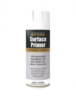 image of Rust-Oleum Surface Primer White Matt 400Ml