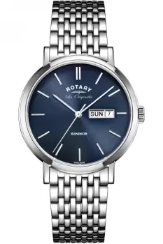 Image of Mens Rotary Swiss Made Windsor Quartz Watch GB90153/05