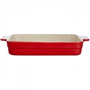 Image of Linea Rectangular Roaster Red - Red