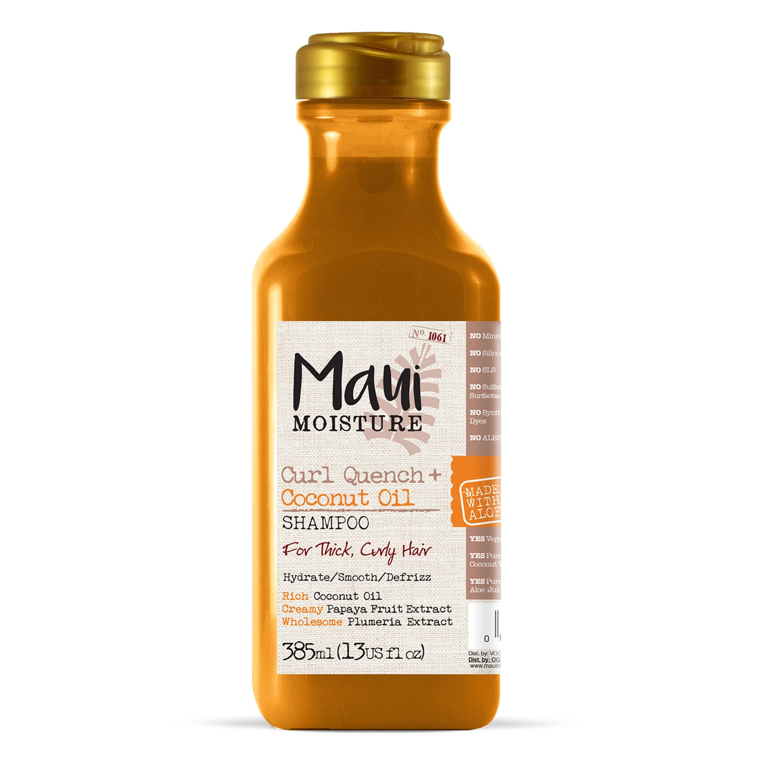 image of Maui Moisture Curl Quench + Coconut Oil Shampoo