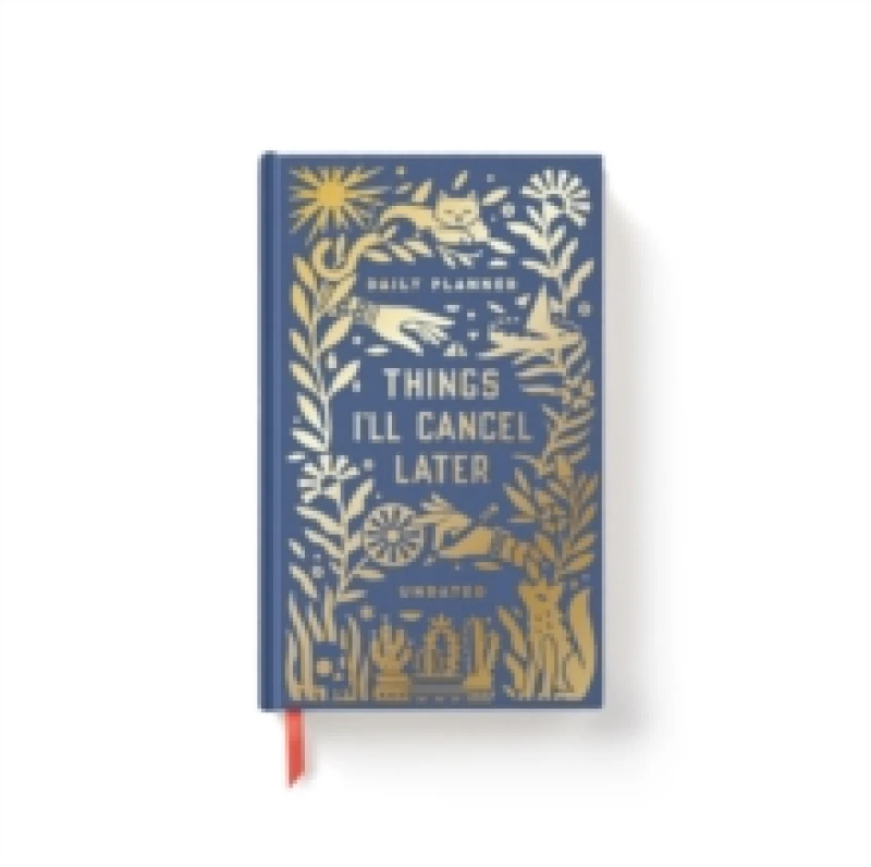 Image of Things I'll Cancel Later Undated Mini Planner. Diary or journal. By Brass Monkey, Galison Books