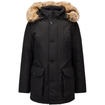 Image of Boss Osias Parka Jacket - Black