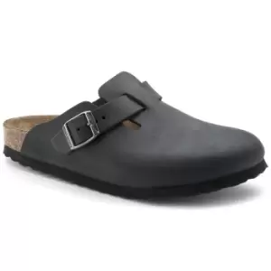 image of Birkenstock Unisex Boston Oiled Leather Clog Black UK9.5 (EU44)