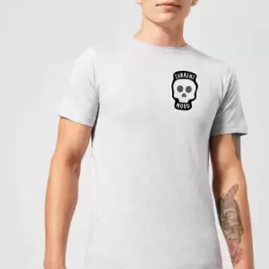 Image of Skull Current Mood Mens T-Shirt - Grey - XXL - Grey