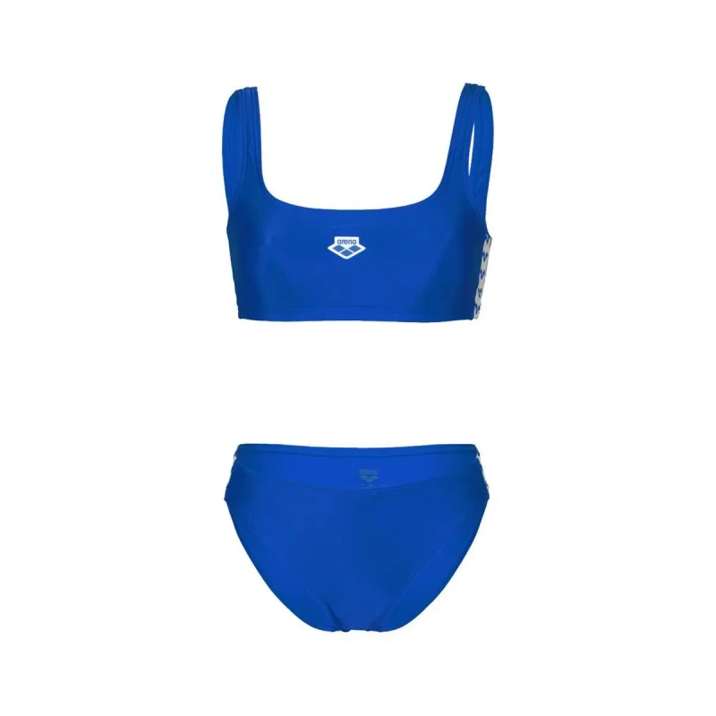 Image of 2 Piece swimsuit For Her Arena Icons Bralette Solid Bleu Female 44