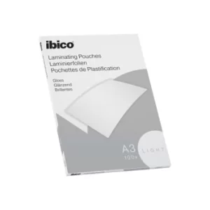 image of Ibico Basics Light A3 Laminating Pouches Crystal Clear (Pack 100)