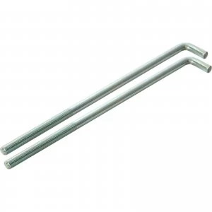 image of Faithfull External Building Profile Bolts 230mm Pack of 2