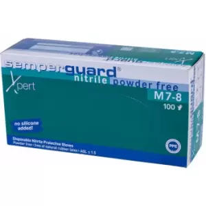 image of G816780635 Industrial Nitrile Glove Powder Free-Non Sterile-M (100) - Semperguard