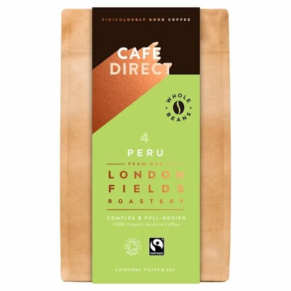 Image of Cafe Direct Peru London Fields Beans Coffee 200g