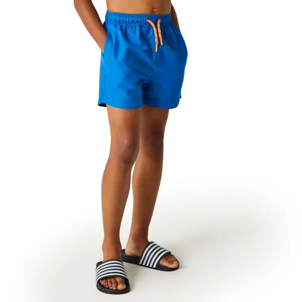 Image of Regatta Boys Skander III Swim Shorts 5-6 Years - Waist 55-57cm (Height 110-116cm) Oxford Blue RKM037B-15-5