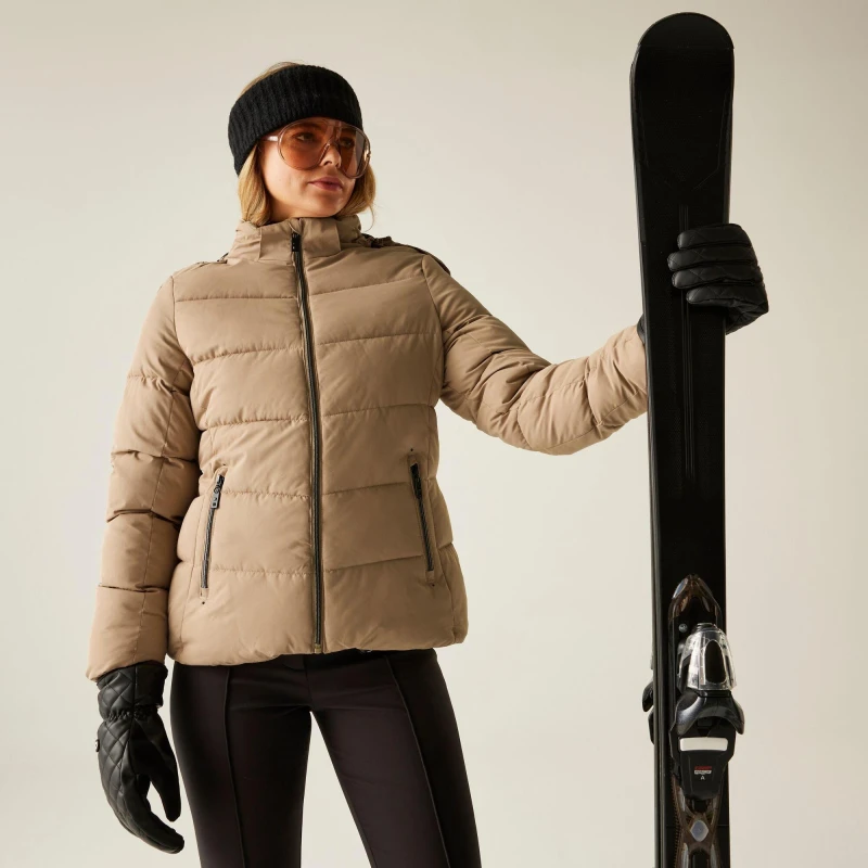 Image of Dare 2b Glamorize V Waterproof Jacket Cashmere female 10