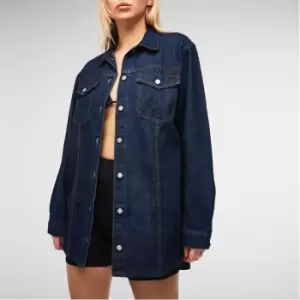 Missguided Tall Denim Shirt - Blue