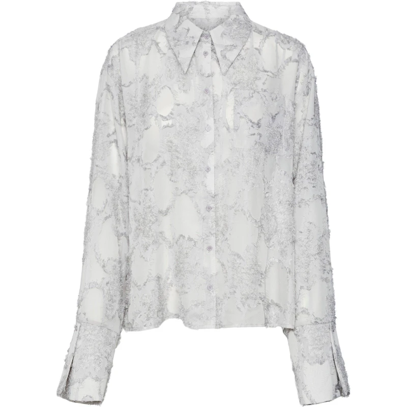 Image of Vero Moda Textured Shirt - Grey Grey 8