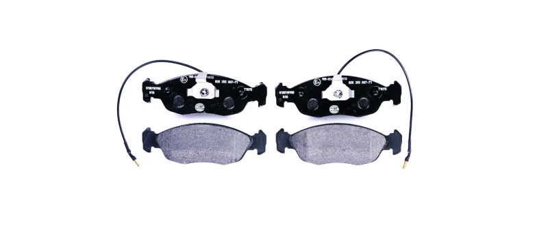 Image of HELLA Brake pad set HELLA 8DB 355 007-711