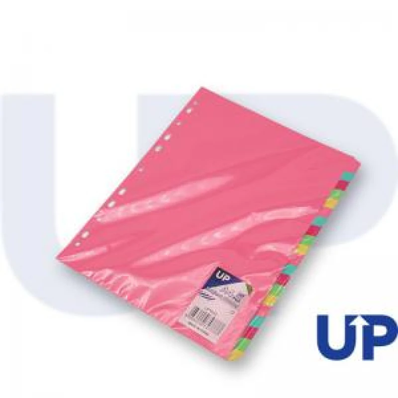 Image of UP Subject Divider A4 20 Part Pastel