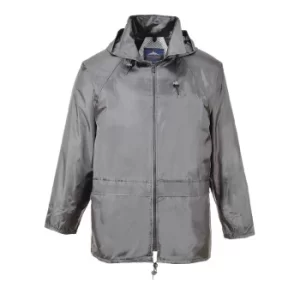 image of Classic Mens Rain Jacket Grey XL