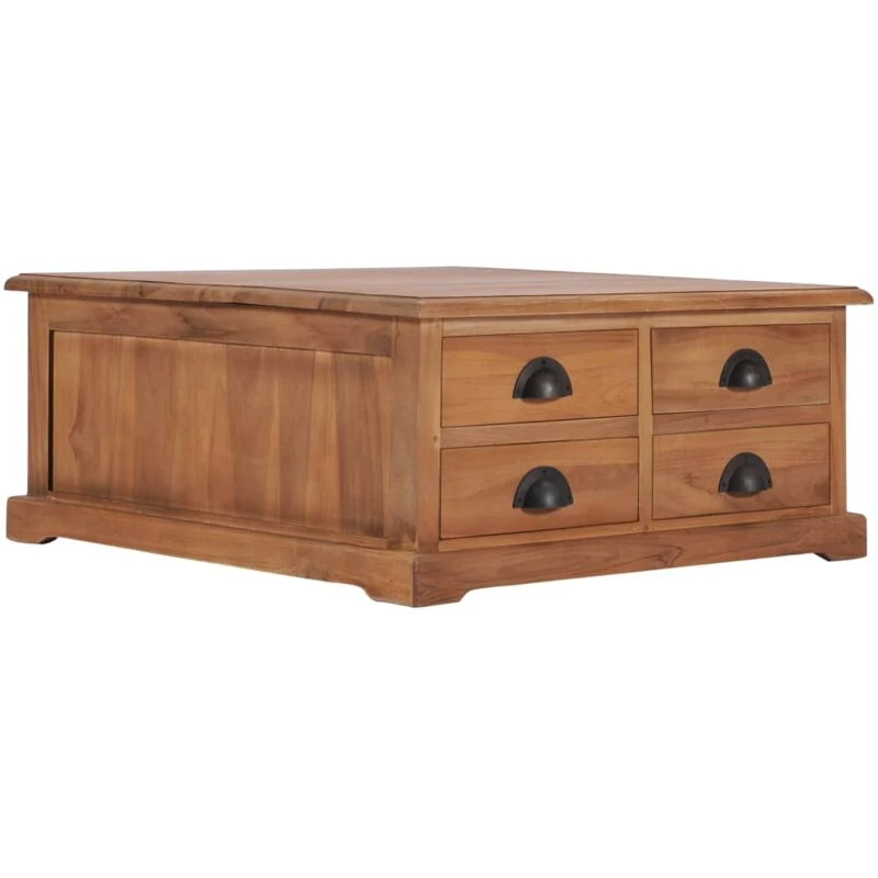 Image of VIDAXL Coffee Table 68x68x30cm Solid Teak Wood Vidaxl 8719883765518