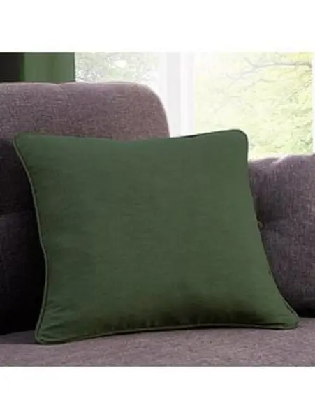 image of Fusion Sorbonne Filled Cushion Charcoal NUW73 Unisex