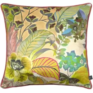 Image of Prestigious Textiles Hidden Paradise Polyester Filled Cushion Polyester Pastel
