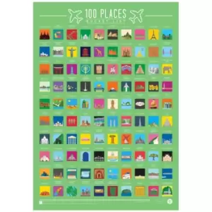 image of 100 Places Bucket List Poster