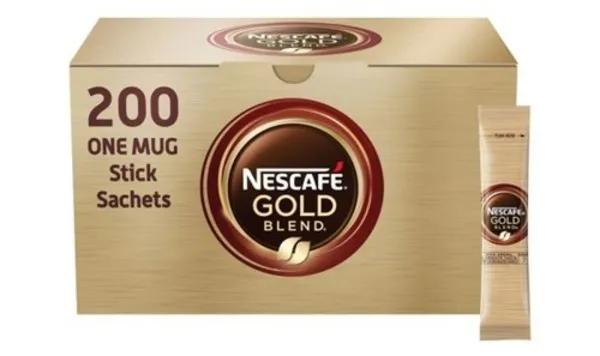 Image of Nescafe Gold Blend Coffee 200 Sticks