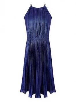 image of Monsoon Girls Halterneck Prom Dress - Purple