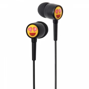 Image of Groov-e EarMOJIs Heart Eyes Face Kids Earphones