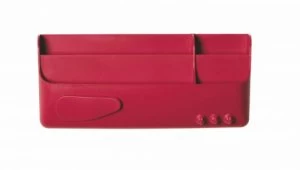 Image of Bi-Office Magnetic Smart Accessory Box Red