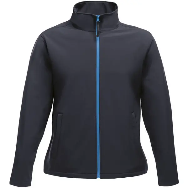 Image of Regatta Womens Ablaze Printable Softshell Workwear Jacket 16 - Bust 40' (102cm) Navy/French Blue TRA629-9SI-16