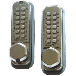 Image of Codelock CL290 Mortice Latch Back To Back Push Button Lock